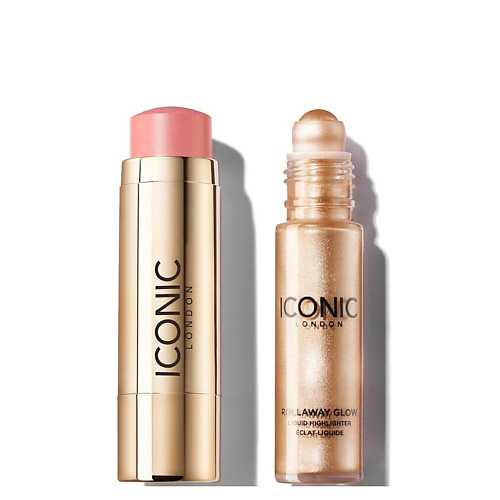 ICONIC LONDON Набор Blush Stick и Rollaway Glow V3 Bundle : Румяна + Хайлайтер #1