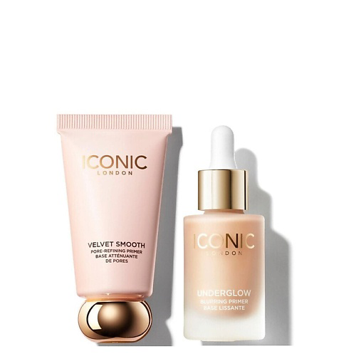 ICONIC LONDON Набор праймеров для лица Underglow Primer and Velvet Smooth Primer Duo #1