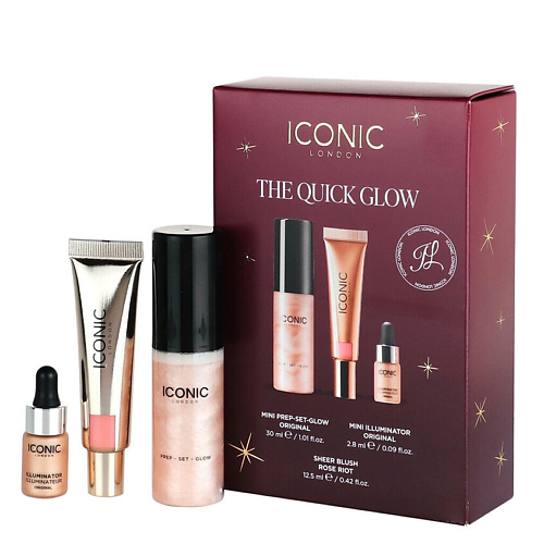 ICONIC LONDON Набор средств для макияжа The Quick Glow #1