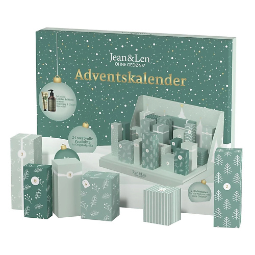JEAN & LEN Адвент-календарь Advent Calendar 2024, Christmas 3D Scene #1