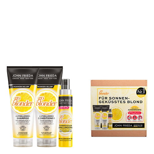 JOHN FRIEDA Набор средств для блондинок Sheer Blonde Go Blonder #1