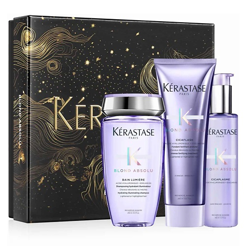 KERASTASE Набор  Blond Absolu: Шампунь + Кондиционер + Сыворотка для волос #1
