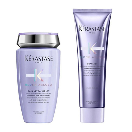 KERASTASE Набор Blond Absolu Duo: Шампунь Bain Ultra-Violet + Кондиционер Fondant Cicaflash #1