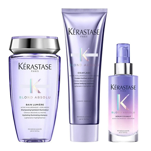 KERASTASE Набор Blond Absolu: Шампунь Bain Lumiere + Кондиционер + Сыворотка #1