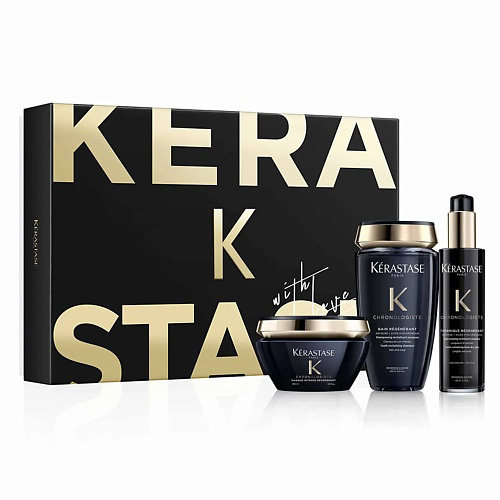KERASTASE Набор Chronologiste: Шампунь + Маска + Термозащитный спрей #1
