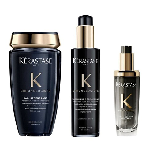KERASTASE Набор Chronologiste: Шампунь +  Термозащитный крем + Сыворотка #1
