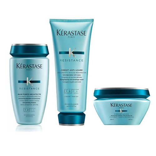 KERASTASE Набор Résistance Force Architecte: Шампунь + Кондиционер + Маска #1