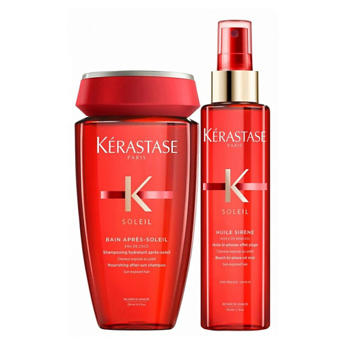 KERASTASE Набор Soleil: Шампунь Bain Apres Soleil + Масло-спрей для волос Huile Sirene #1