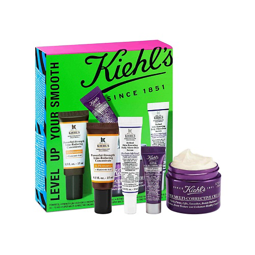 KIEHL'S Набор для ухода за лицом  Level Up Your Smooth #1