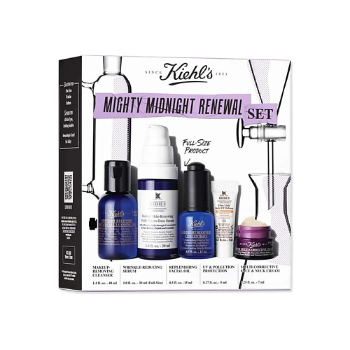 KIEHL'S Набор Mighty Midnight Renewal Set #1