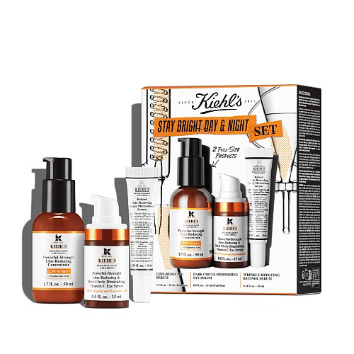 KIEHL'S Набор Stay Bright Day & Night #1