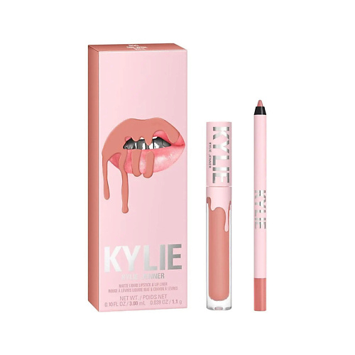 KYLIE COSMETICS BY KYLIE JENNER Набор для макияжа губ Matte Lip Kit Помада+Карандаш #1