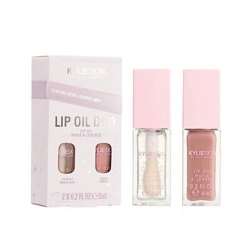 KYLIE COSMETICS BY KYLIE JENNER Набор для губ Skin Make-up Set Lip Oil Holiday #1