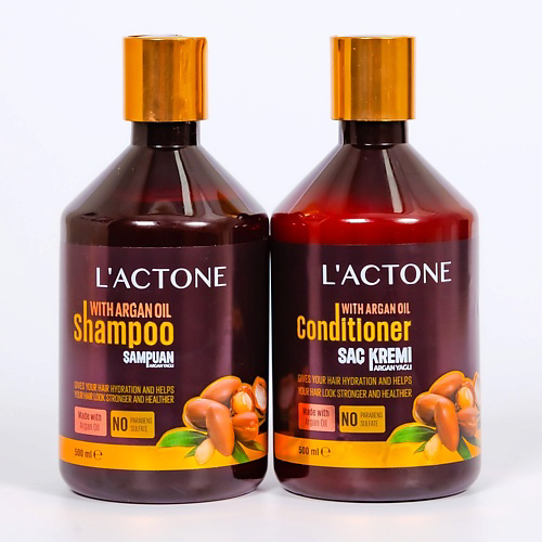 L'ACTONE Набор: Шампунь для волос Argan Oil + Кондиционер для волос Argan Oil #1
