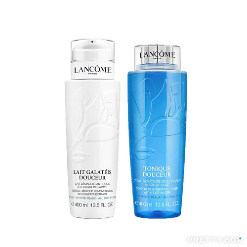 LANCOME Набор Wash the Day Off: Очищающее молочко + Увлажняющий тоник #1