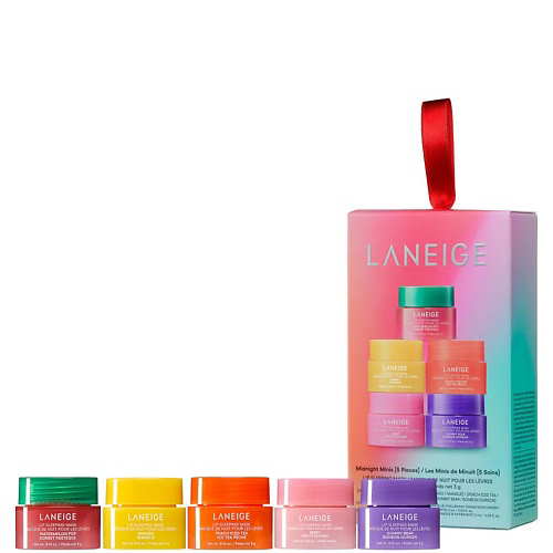 LANEIGE Набор ночных масок для губ Midnight Minis #1