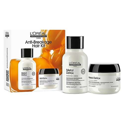 L'OREAL PROFESSIONNEL Набор для ухода за волосами Serie Expert Metal Detox ШАмпунь+Маска #1