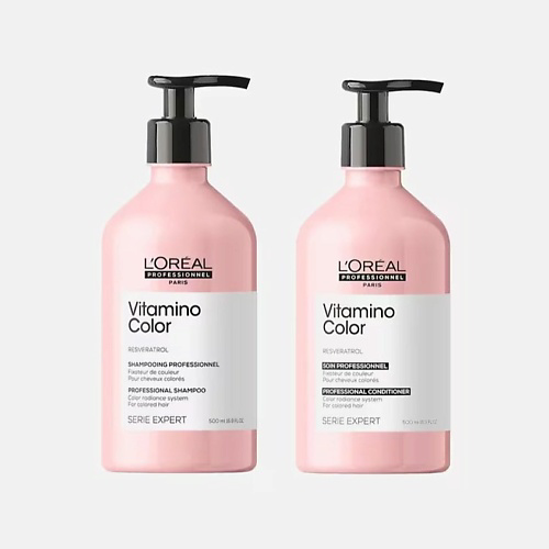 L'OREAL PROFESSIONNEL Набор Vitamino Color Bundle XL: Шампунь + Кондиционер #1