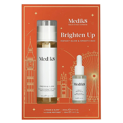 MEDIK8 Набор средств для лица Brighten Up Instant Glow & Smooth Duo #1