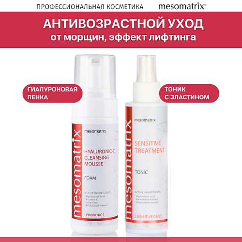 MESOMATRIX Набор для ежедневного ухода за зрелой кожей (тоник и пенка-мусс для умывания) #1