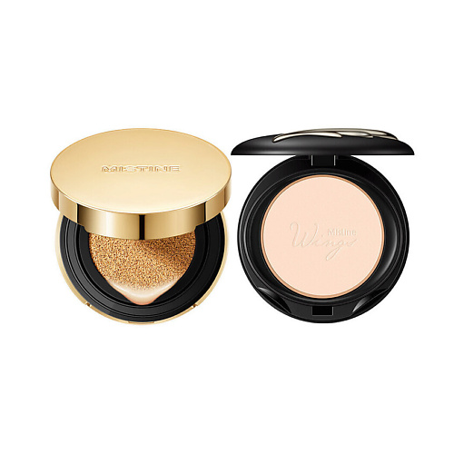 MISTINE Набор: пудра WINGS EXTRA COVER SPF25 и кушон BLUR MATTE AIR Golden #1