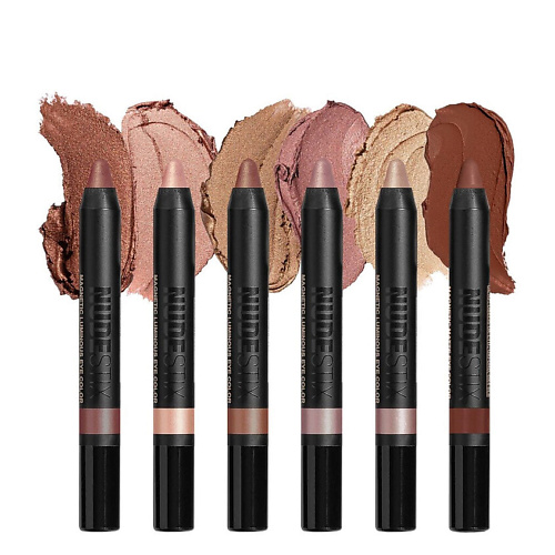 NUDESTIX Набор для макияжа глаз Nude Beach 6-Piece Eye Pencil Palette #1