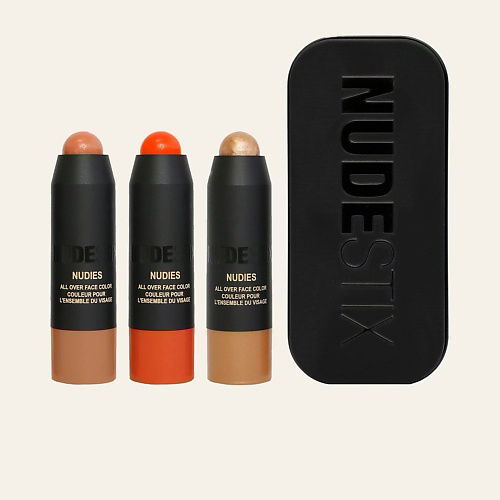 NUDESTIX Набор для макияжа лица, глаз и губ Beachy Nude Mini Kit #1