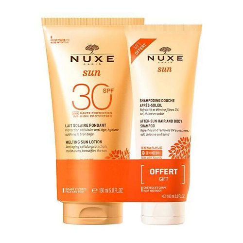 NUXE Набор Sun: Шампунь после загара + солнцезащитное молочко #1