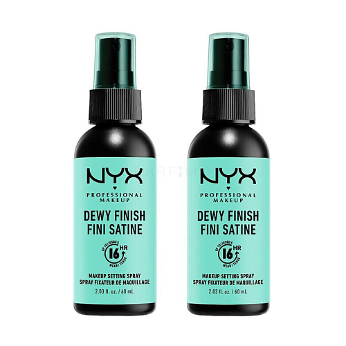 NYX Professional Makeup NYX PROFESSIONAL MAKEUP Набор спреев для фиксации макияжа Dewy Finish Setting Spray Set #1