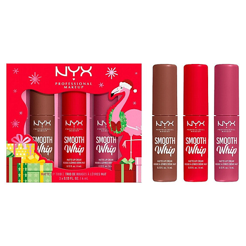 NYX Professional Makeup NYX PROFESSIONAL MAKEUP Набор матовых жидких помад Makeup Smooth Whip Matte Lip Cream #1