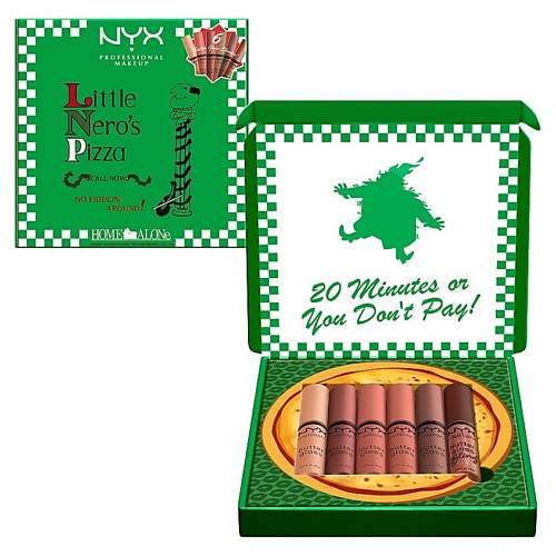 NYX Professional Makeup NYX PROFESSIONAL MAKEUP Набор блесков для губ Makeup Home Alone Little Nero's Pizza Butter #1