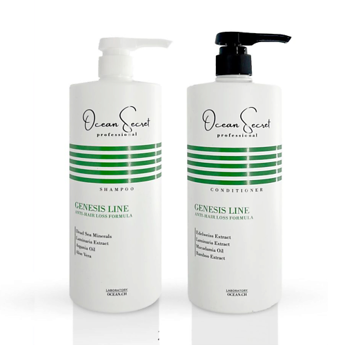 OCEAN SECRET Набор против выпадения волос GENESIS LINE: безсульфатный шампунь и кондиционер #1
