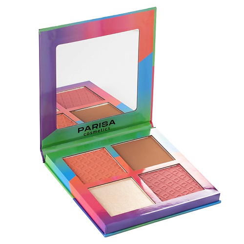 PARISA COSMETICS Палетка для контурирования лица Glamour Glaze C-2304 #1