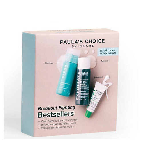 PAULA'S CHOICE Набор бестселлеров Breakout-Fighting Bestseller Kit #1