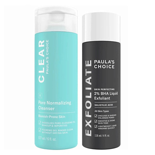 PAULA'S CHOICE Набор очищающих гелей Clear Breakouts Set #1