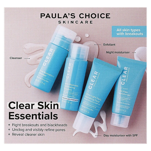 PAULA'S CHOICE Набор средств для лица Clear Skin Essentials #1
