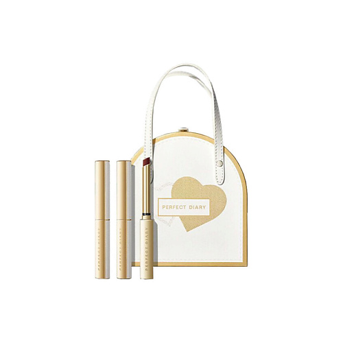 PERFECT DIARY Набор Makeup Sets Women's Slim Heel Heart Box Lipstick #1