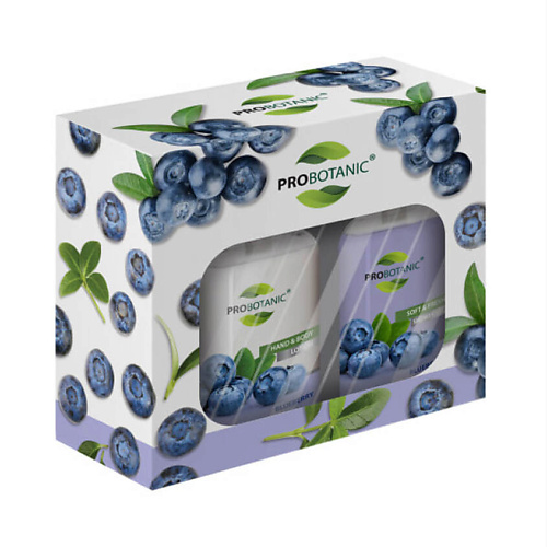 PROBOTANIC Набор косметический Черника: молочко для рук и тела + гель для душа #1