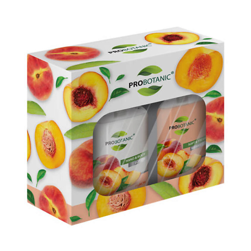 PROBOTANIC Набор косметический Персик: молочко для рук и тела + гель для душа #1