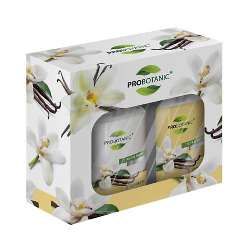 PROBOTANIC Набор косметический Ваниль: молочко для рук и тела + гель для душа #1