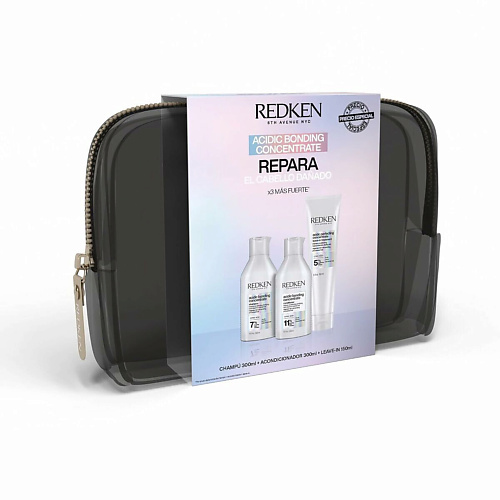 REDKEN Набор Acidic Bonding Concentrate: Шампунь + Кондиционер + Несмываемый уход + Косметичка #1