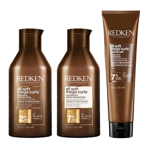 REDKEN Набор All Soft Mega Curls Bundle #1