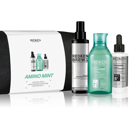 REDKEN Набор Amino Mint для жирных волос, склонных к выпадению #1