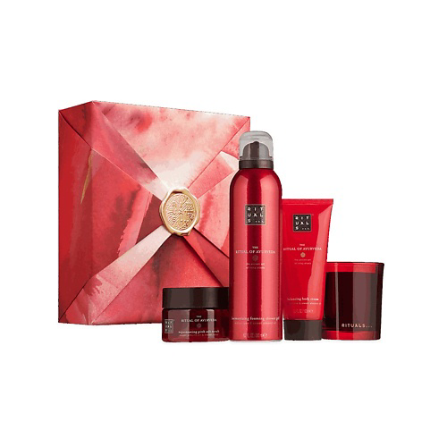 RITUALS... Набор Of Ayurveda: Гель для душа + Скраб для тела + Крем для тела + Свеча #1