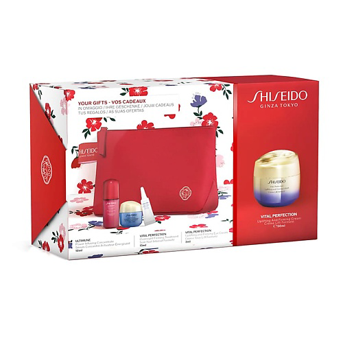 SHISEIDO Набор с лифтинг-кремом, повышающим упругость кожи Vital Perfection #1