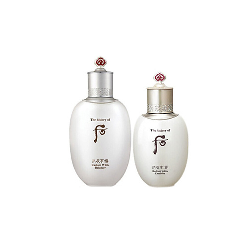THE HISTORY OF WHOO Набор Radiant White : осветляющий тонер + эмульсия #1