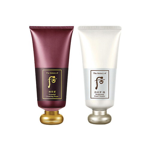 THE HISTORY OF WHOO Набор: Essential Cleansing Foam + Brightening Foam #1