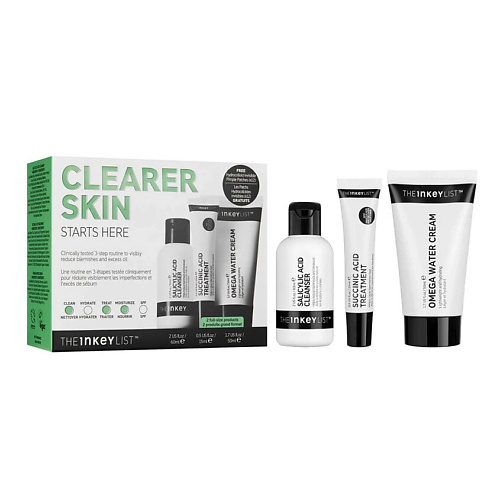 THE INKEY LIST Набор Clearer Skin Starts Here #1