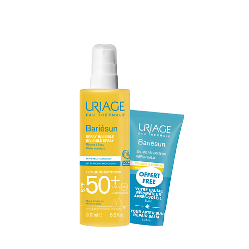URIAGE Uriage Барьесан SPF 50+Невидимый спрей и Барьесан Восстанавливающий бальзам после солнца #1