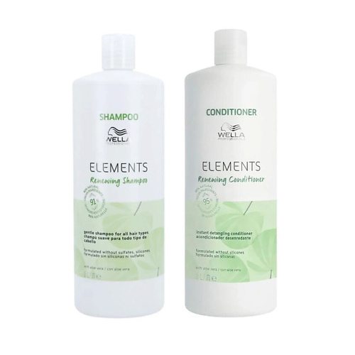 WELLA Набор Elements Renewing Bundle XL: Шампунь + Кондиционер #1